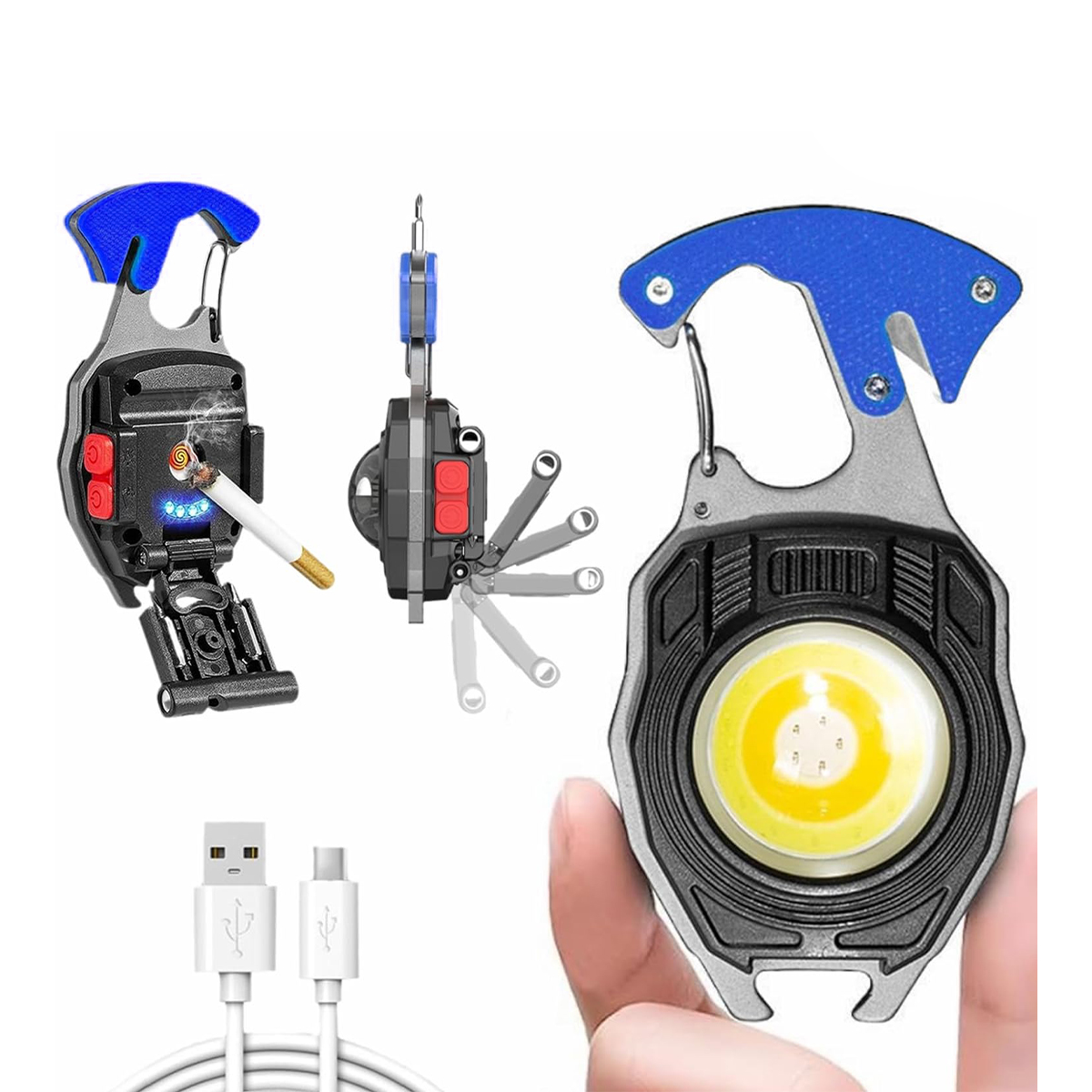Miniatura 7 de Mini Linterna COB 9 en 1 W5147